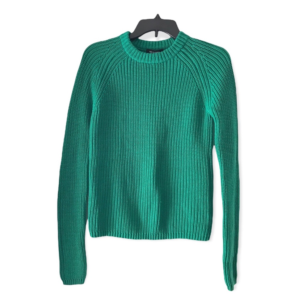 NWT 525 America Bloomingdales Bright Jade Sweater